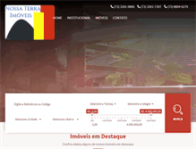 Tablet Screenshot of nossaterraimoveis.com.br